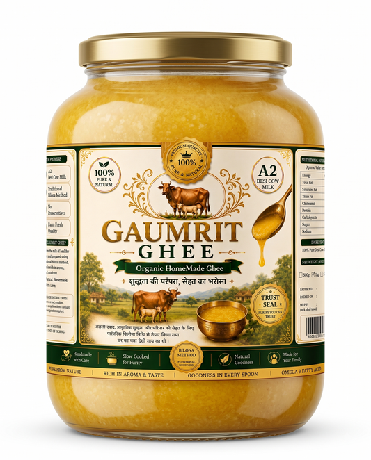 GAUMRIT A2 Desi Cow Ghee – 2 Litre