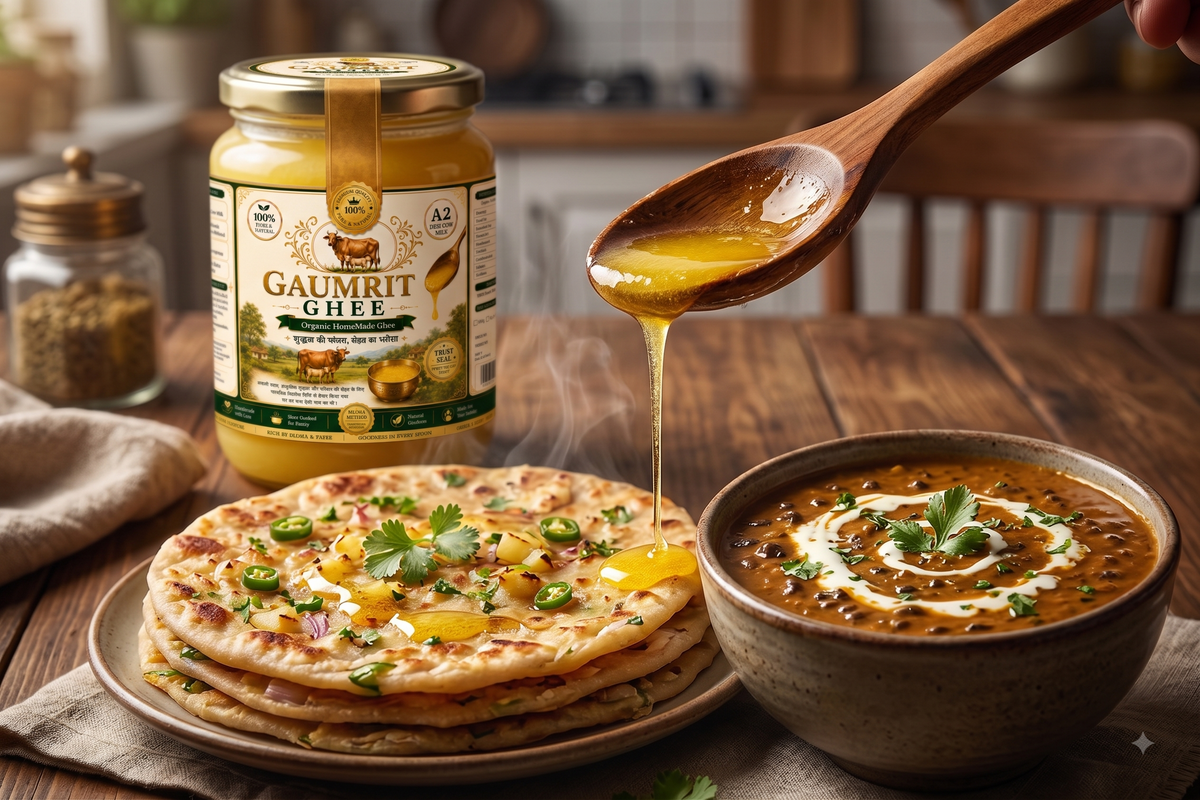 GAUMRIT A2 Desi Cow Ghee – 500 ML
